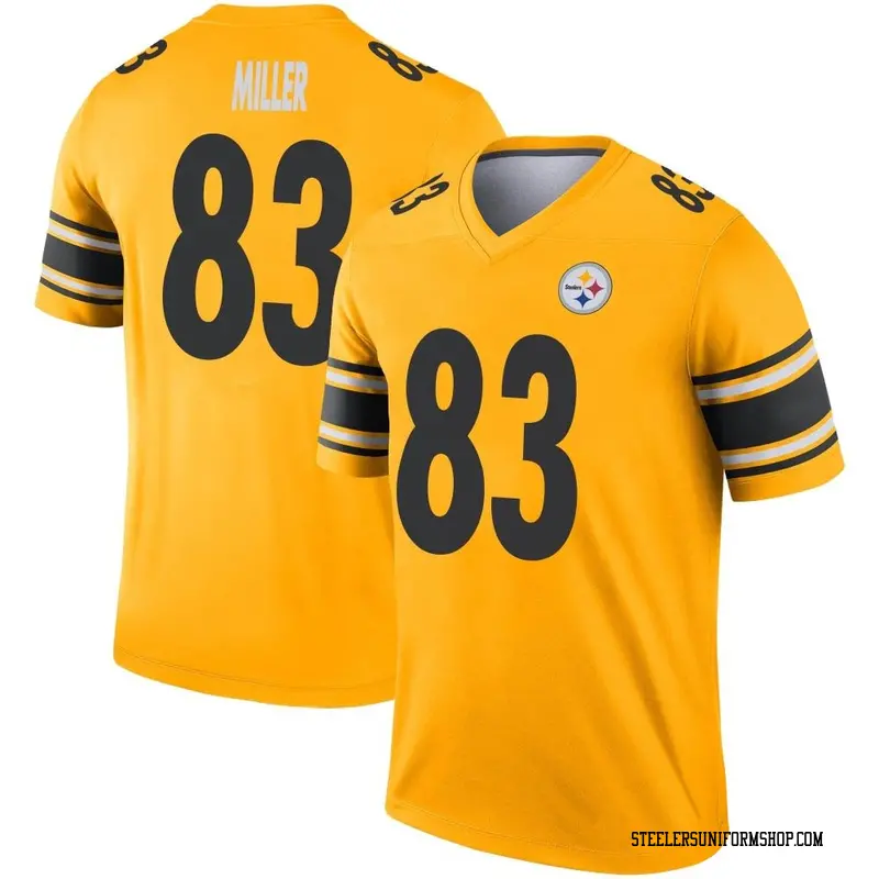 Nike Heath Miller Pittsburgh Steelers Legend Gold Inverted Jersey - Men's