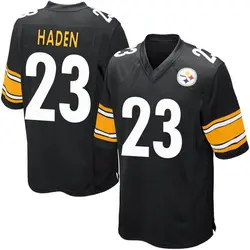 Joe Haden Pittsburgh Steelers Game Black Team Color Jersey -...