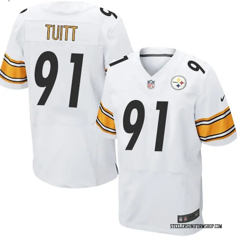 Nike Stephon Tuitt Pittsburgh Steelers Elite White Jersey - Men's